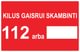 Ženklas „Kilus gaisrui skambinti 112“