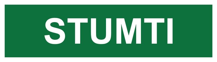 Lipdukas „Stumti“