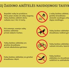 Vaikų žaidimų aikštelės taisyklės