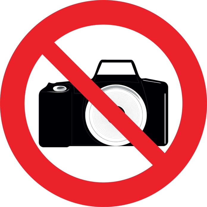 Ženklas „Draudžiama fotografuoti“