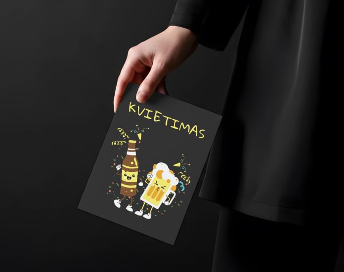 Kvietimai į suaugusiojo gimtadienį