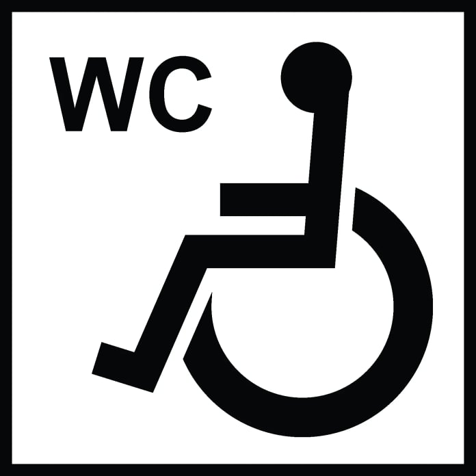 Ženklas „Neįgaliųjų WC“