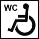 Ženklas „Neįgaliųjų WC“