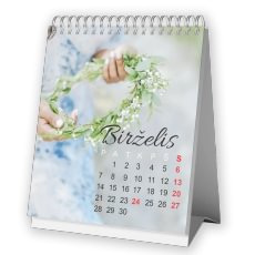 Vartomi stalo kalendoriai su spirale