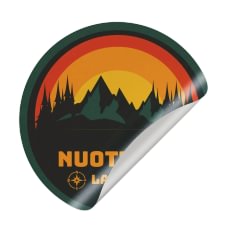 Individualaus dydžio lipnios etiketės
